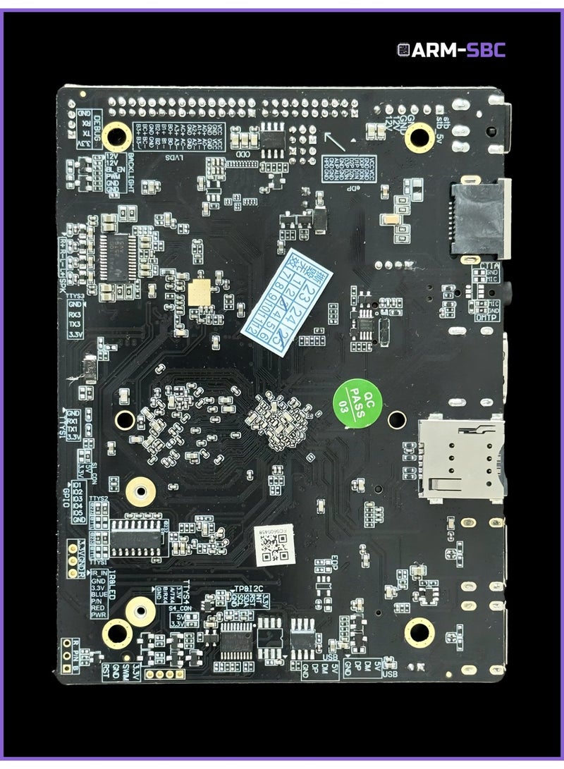 ارم-اس بي سي لوحة تطوير ARM بمعالج RK3568 بسعة 2 جيجابايت ذاكرة DRAM و16 جيجابايت ذاكرة eMMC - Image 2